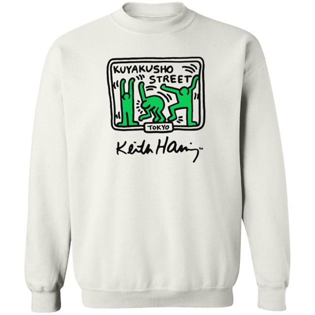 Keith Haring Kuyakusho Street Tokyo T Shirt Keith Haring Kuyakusho Street Tokyo T Shirt