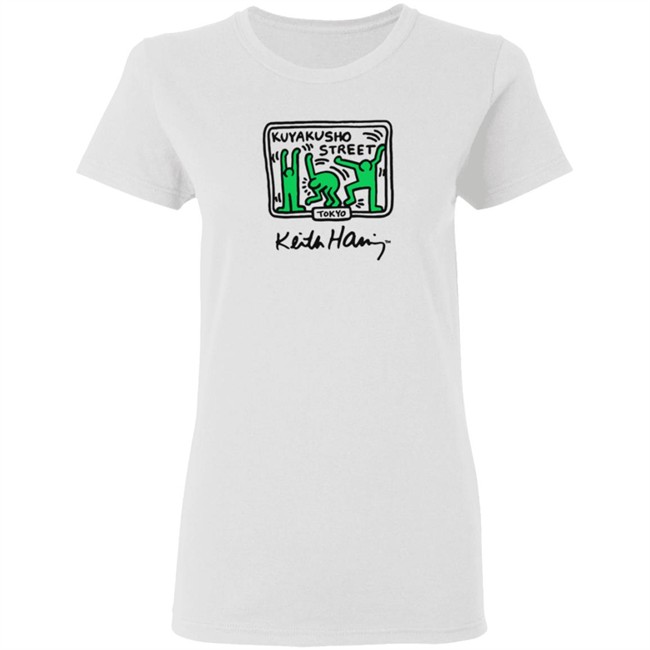Keith Haring Kuyakusho Street Tokyo T Shirt Keith Haring Kuyakusho Street Tokyo T Shirt