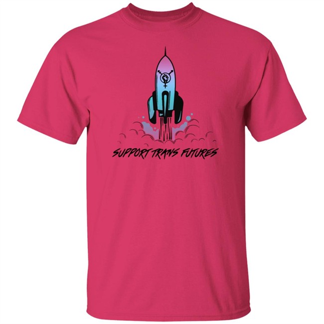 gc2b Rocket Ship Support Trans Futures T Shirt gc2b Rocket Ship Support Trans Futures T Shirt