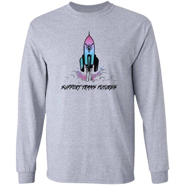 gc2b Rocket Ship Support Trans Futures T Shirt gc2b Rocket Ship Support Trans Futures T Shirt