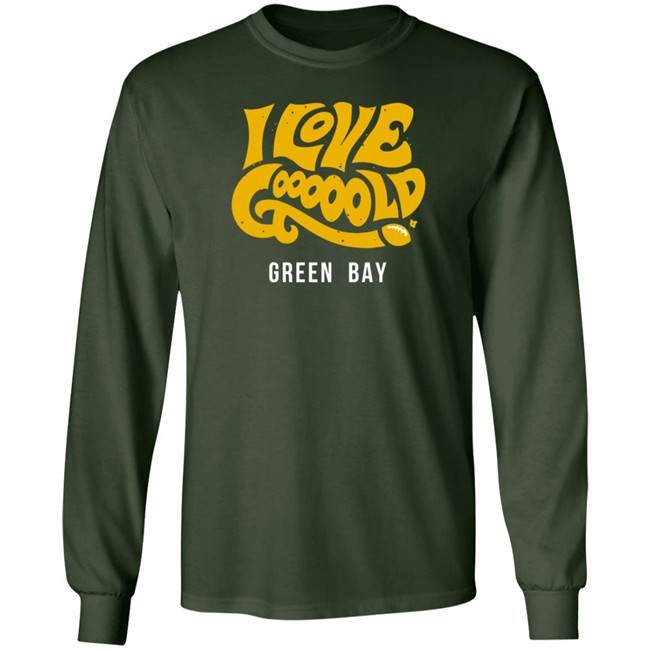 BreakingT I Love Gooooold Green Bay T Shirt BreakingT I Love Gooooold Green Bay T Shirt