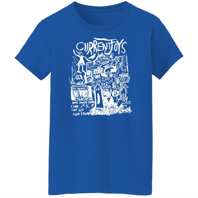 Current Joys Merch Black Ghost Crewneck Sweatshirt Current Joys Merch Black Ghost Crewneck Sweatshirt