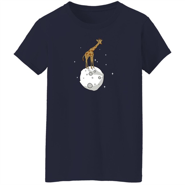 Let's Game It Out Navy Giraffe Moon T Shirt Fresh Merch Co Let's Game It Out Navy Giraffe Moon T Shirt Fresh Merch Co