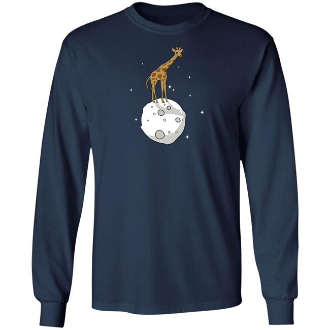 Let's Game It Out Navy Giraffe Moon T Shirt Fresh Merch Co Let's Game It Out Navy Giraffe Moon T Shirt Fresh Merch Co