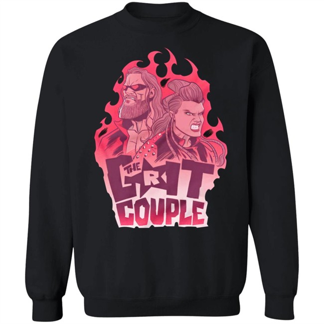 Wwe Shop Merch Edge & Beth Phoenix The Grit Couple T Shirt Wwe Shop Merch Edge & Beth Phoenix The Grit Couple T Shirt