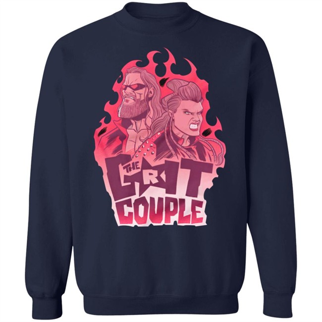 Wwe Shop Merch Edge & Beth Phoenix The Grit Couple T Shirt Wwe Shop Merch Edge & Beth Phoenix The Grit Couple T Shirt