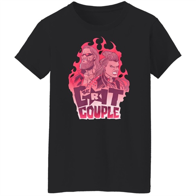 Wwe Shop Merch Edge & Beth Phoenix The Grit Couple T Shirt Wwe Shop Merch Edge & Beth Phoenix The Grit Couple T Shirt