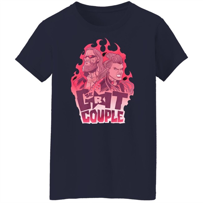Wwe Shop Merch Edge & Beth Phoenix The Grit Couple T Shirt Wwe Shop Merch Edge & Beth Phoenix The Grit Couple T Shirt