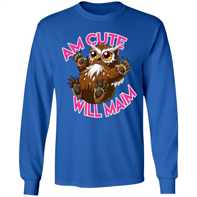 Xerjester Threadless Am Cute Will Maim Owlbear Cub Shirt Xerjester Threadless Am Cute Will Maim Owlbear Cub Shirt
