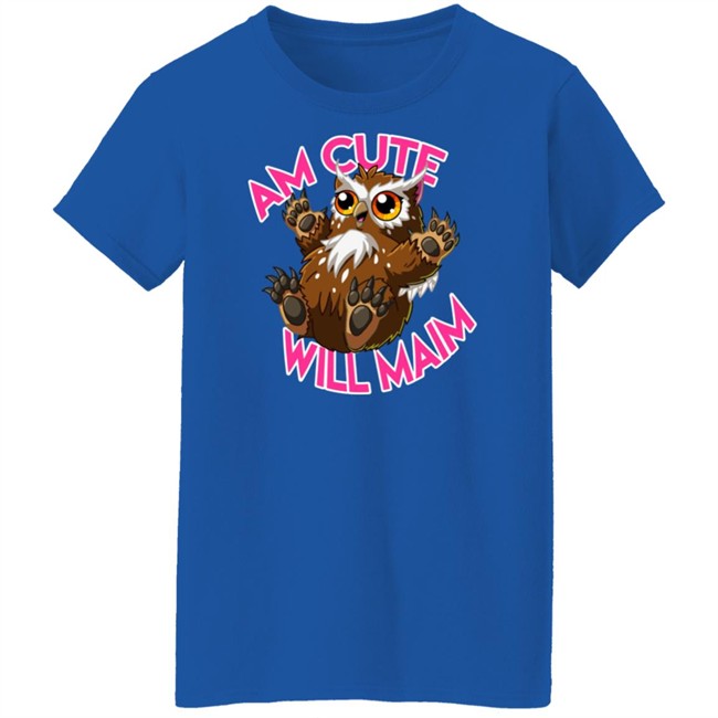 Xerjester Threadless Am Cute Will Maim Owlbear Cub Shirt Xerjester Threadless Am Cute Will Maim Owlbear Cub Shirt