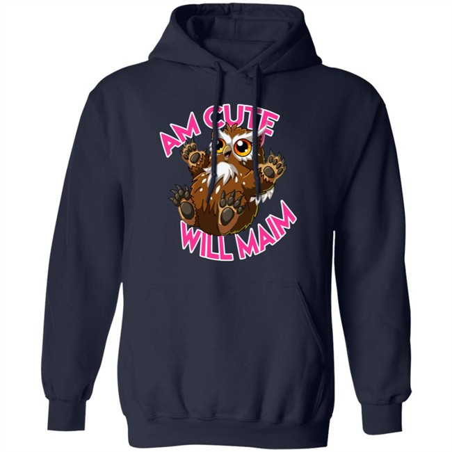 Xerjester Threadless Am Cute Will Maim Owlbear Cub Shirt Xerjester Threadless Am Cute Will Maim Owlbear Cub Shirt