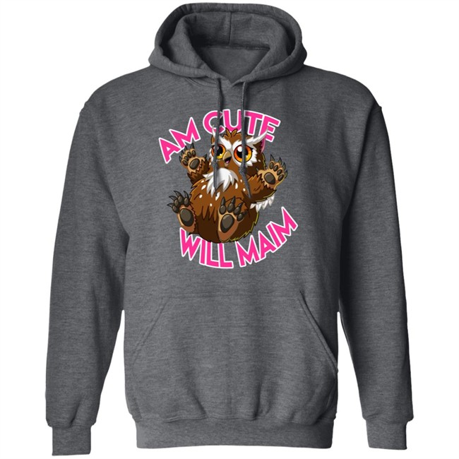 Xerjester Threadless Am Cute Will Maim Owlbear Cub Shirt Xerjester Threadless Am Cute Will Maim Owlbear Cub Shirt