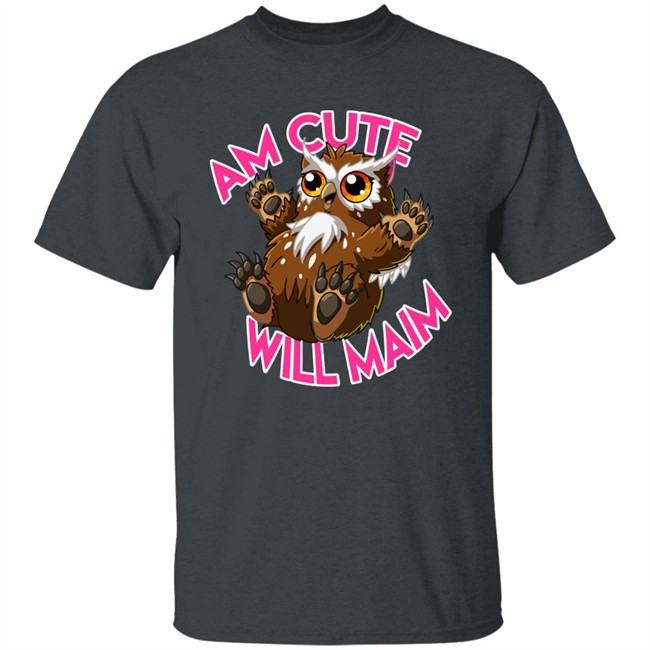 Xerjester Threadless Am Cute Will Maim Owlbear Cub Shirt Xerjester Threadless Am Cute Will Maim Owlbear Cub Shirt