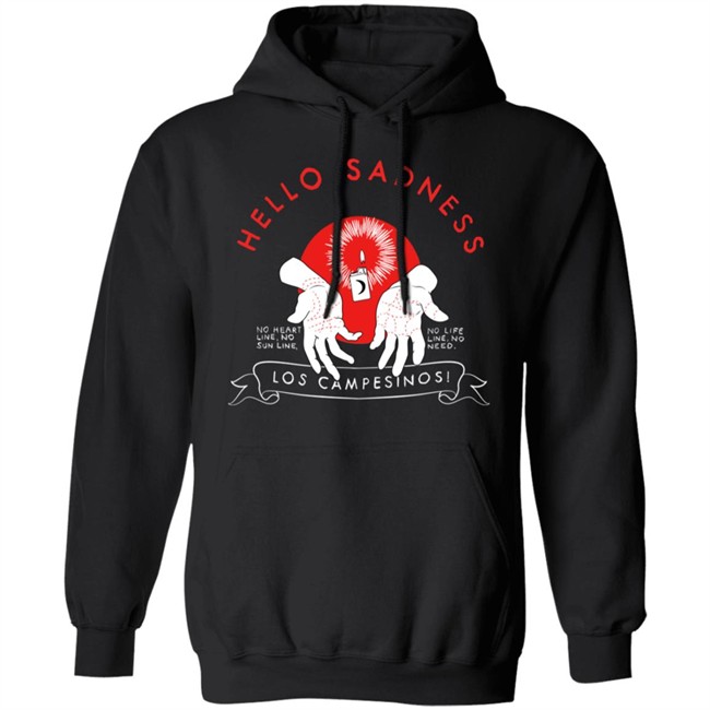 Los Campesinos Merch Hello Sadness Long Sleeve T Shirt Los Campesinos Merch Hello Sadness Long Sleeve T Shirt