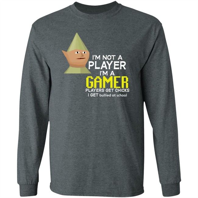 I'm Not A Player I'm A Gamer Players Get Chicks I Get Bullied At School Runescape Tee Shirt Old School Runescape I'm Not A Player I'm A Gamer Players Get Chicks I Get Bullied At School Runescape Tee Shirt Old School Runescape