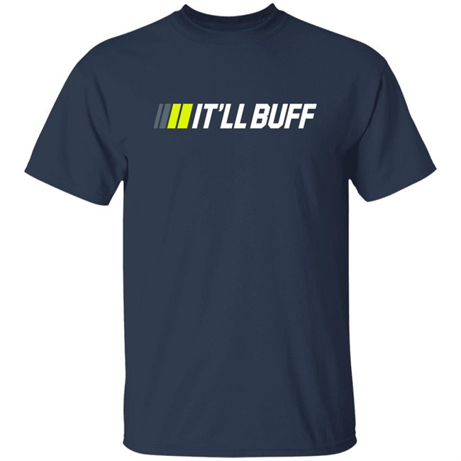 Braydon Price Merch Store It'll Buff Black Pit Crew Shirt Braydon Price Merch Store It'll Buff Black Pit Crew Shirt