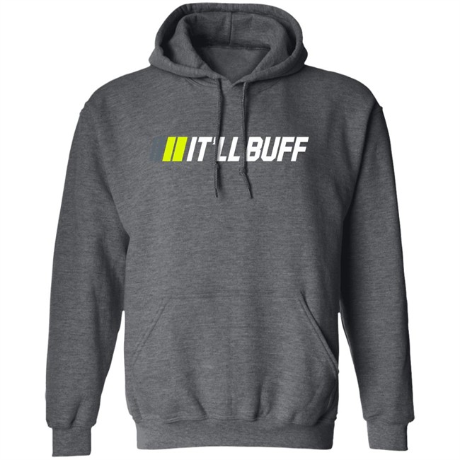 Braydon Price Merch Store It'll Buff Black Pit Crew Shirt Braydon Price Merch Store It'll Buff Black Pit Crew Shirt