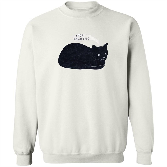 Randall Mann Stop Talking Cat Shirt Randall Mann Stop Talking Cat Shirt