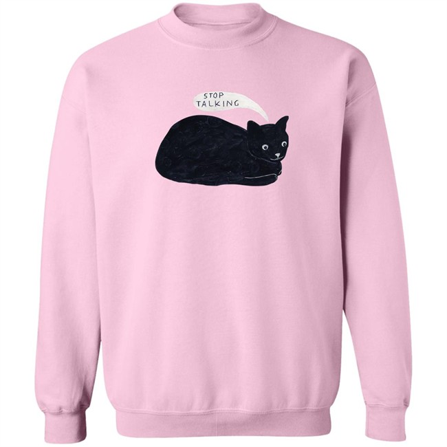 Randall Mann Stop Talking Cat Shirt Randall Mann Stop Talking Cat Shirt