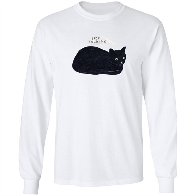 Randall Mann Stop Talking Cat Shirt Randall Mann Stop Talking Cat Shirt