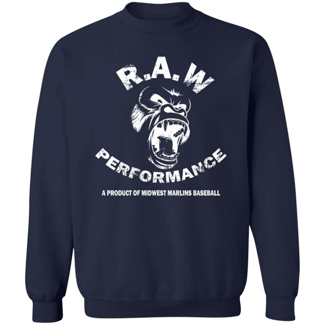 Raw Performance A Product Of Midwest Marlins Baseball T Shirt Raw Performance A Product Of Midwest Marlins Baseball T Shirt