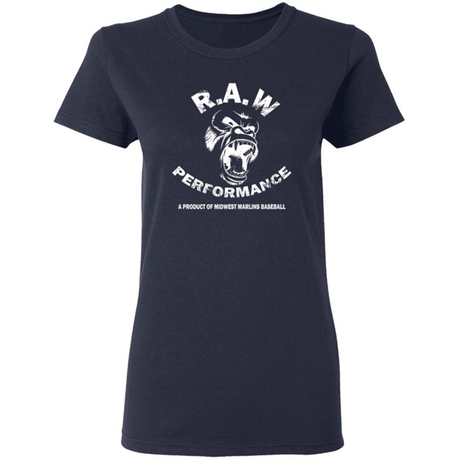 Raw Performance A Product Of Midwest Marlins Baseball T Shirt Raw Performance A Product Of Midwest Marlins Baseball T Shirt