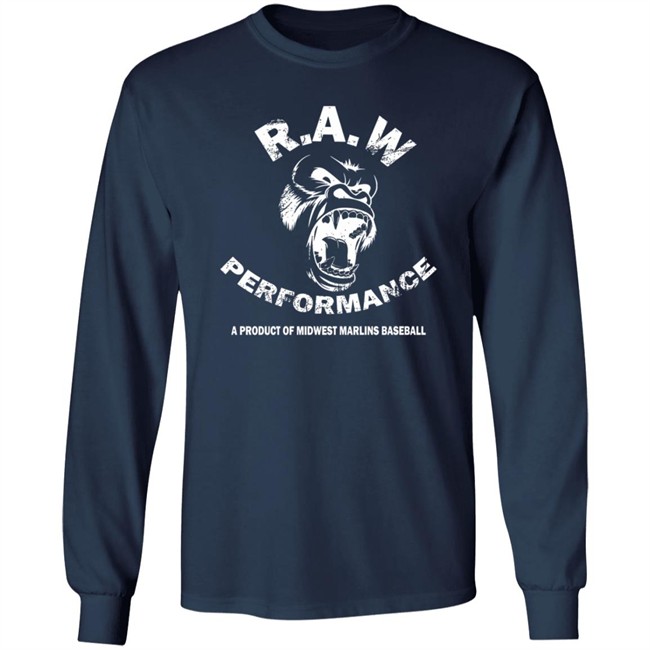 Raw Performance A Product Of Midwest Marlins Baseball T Shirt Raw Performance A Product Of Midwest Marlins Baseball T Shirt