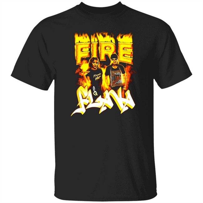 Kiera Hogan & Tasha Steelz Fire N Flava T Shirt