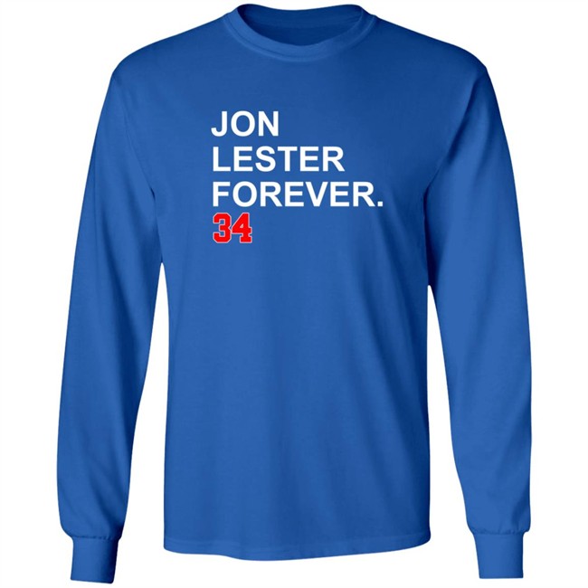 Jon Lester Forever 34 T Shirt Jon Lester Forever 34 T Shirt