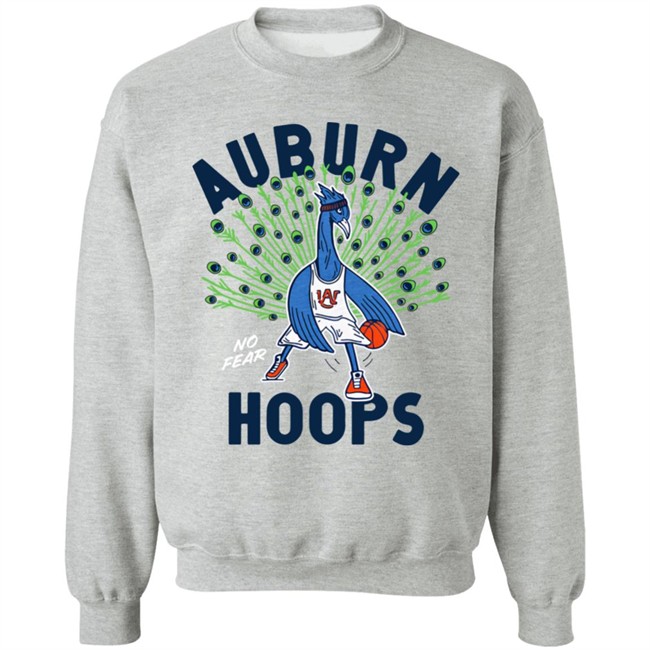 Homefield Apparel Merch Auburn Basketball Peacock Auburn Hoops No Fear Tee Shirt Homefield Apparel Merch Auburn Basketball Peacock Auburn Hoops No Fear Tee Shirt