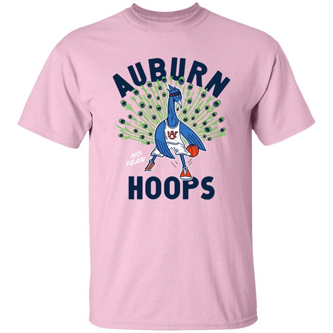 Homefield Apparel Merch Auburn Basketball Peacock Auburn Hoops No Fear Tee Shirt Homefield Apparel Merch Auburn Basketball Peacock Auburn Hoops No Fear Tee Shirt