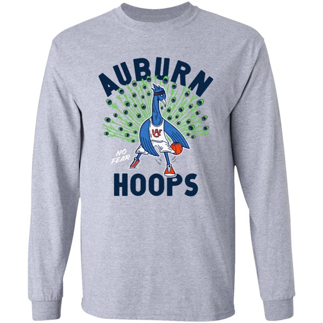 Homefield Apparel Merch Auburn Basketball Peacock Auburn Hoops No Fear Tee Shirt Homefield Apparel Merch Auburn Basketball Peacock Auburn Hoops No Fear Tee Shirt