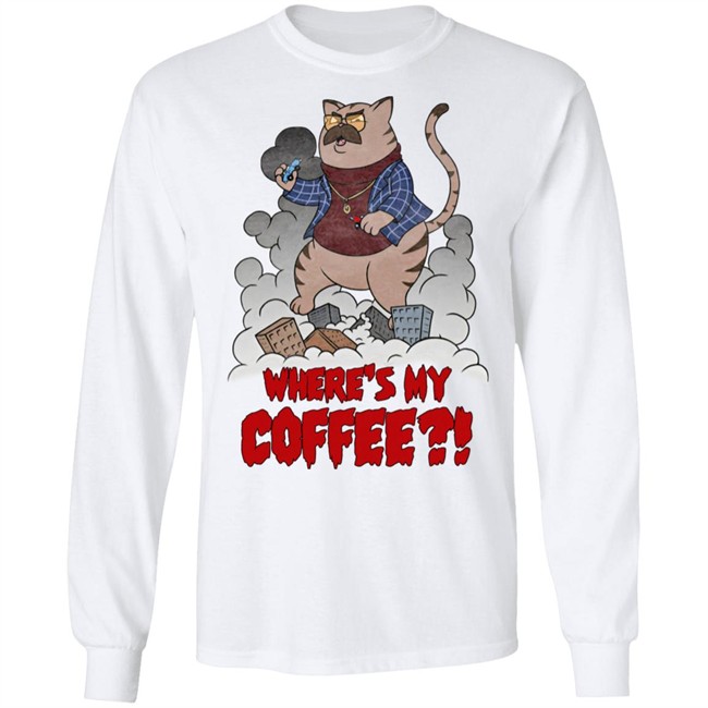 Barstool Sports Store Catzilla Where's My Coffee Tee Shirt Hoodie Barstoolbigcat Barstool Sports Store Catzilla Where's My Coffee Tee Shirt Hoodie Barstoolbigcat