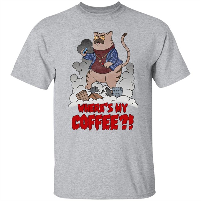 Barstool Sports Store Catzilla Where's My Coffee Tee Shirt Hoodie Barstoolbigcat Barstool Sports Store Catzilla Where's My Coffee Tee Shirt Hoodie Barstoolbigcat