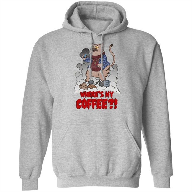Barstool Sports Store Catzilla Where's My Coffee Tee Shirt Hoodie Barstoolbigcat Barstool Sports Store Catzilla Where's My Coffee Tee Shirt Hoodie Barstoolbigcat