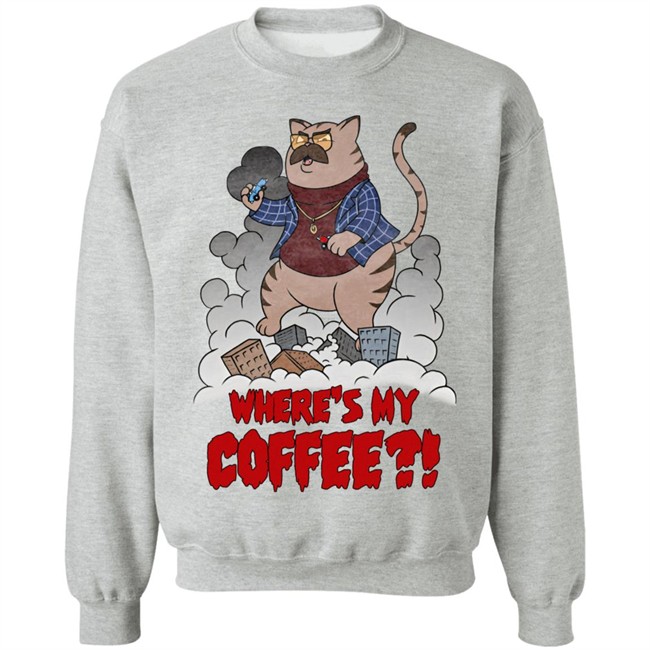 Barstool Sports Store Catzilla Where's My Coffee Tee Shirt Hoodie Barstoolbigcat Barstool Sports Store Catzilla Where's My Coffee Tee Shirt Hoodie Barstoolbigcat