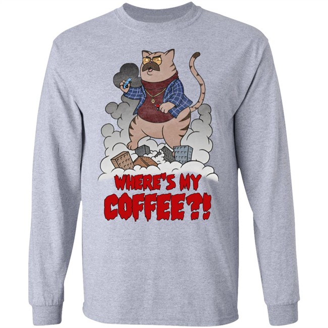 Barstool Sports Store Catzilla Where's My Coffee Tee Shirt Hoodie Barstoolbigcat Barstool Sports Store Catzilla Where's My Coffee Tee Shirt Hoodie Barstoolbigcat