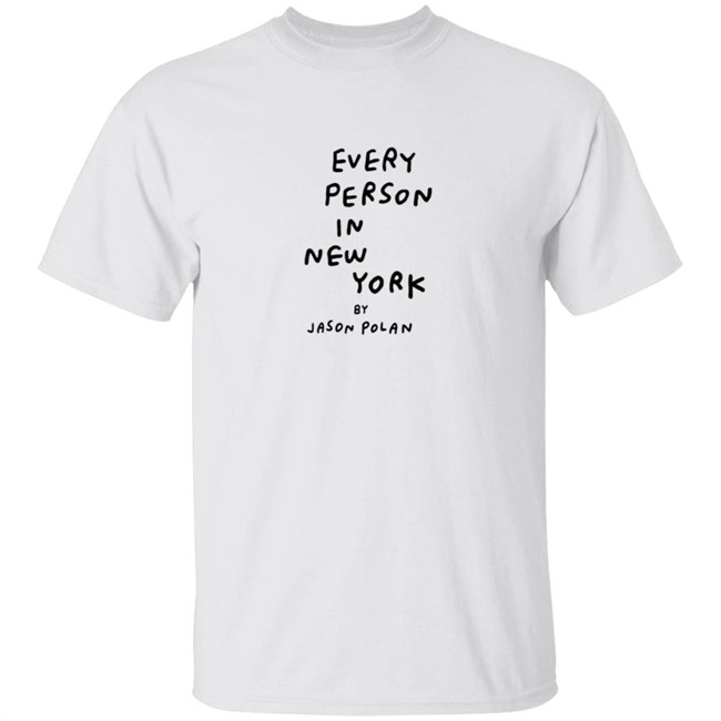Every Person In New York By Jason Polan T Shirt