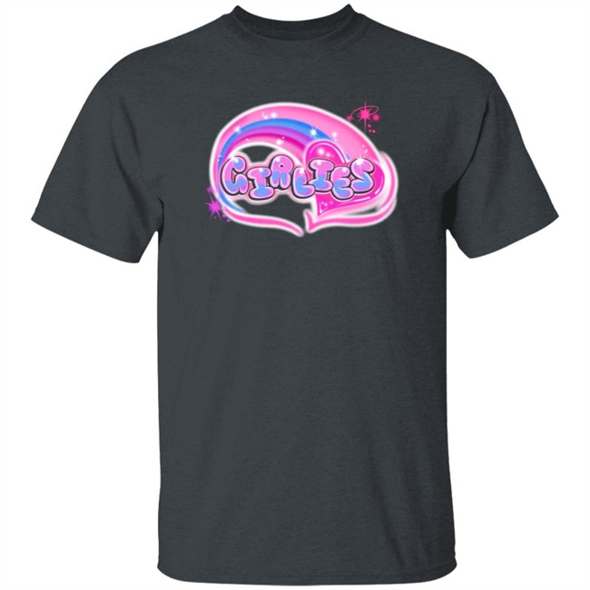 Larray Hey Girlies Airbrush T Shirt Larray Hey Girlies Airbrush T Shirt