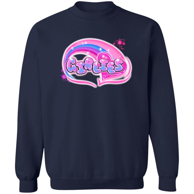 Larray Hey Girlies Airbrush T Shirt Larray Hey Girlies Airbrush T Shirt