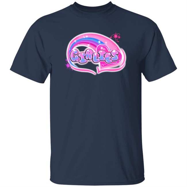 Larray Hey Girlies Airbrush T Shirt Larray Hey Girlies Airbrush T Shirt