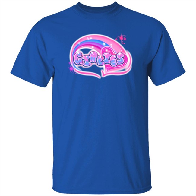 Larray Hey Girlies Airbrush T Shirt Larray Hey Girlies Airbrush T Shirt