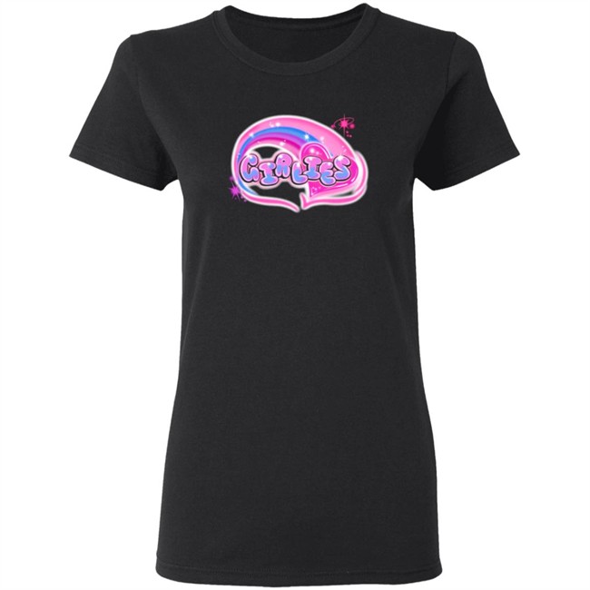 Larray Hey Girlies Airbrush T Shirt Larray Hey Girlies Airbrush T Shirt