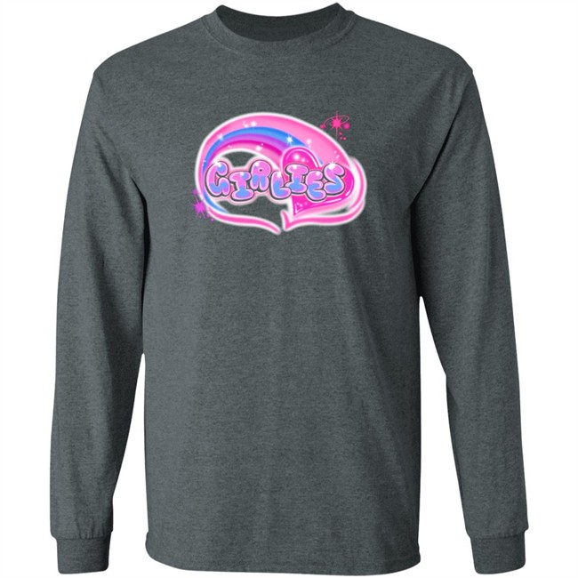 Larray Hey Girlies Airbrush T Shirt Larray Hey Girlies Airbrush T Shirt