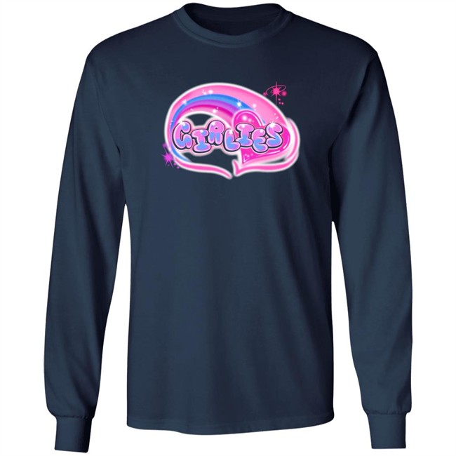 Larray Hey Girlies Airbrush T Shirt Larray Hey Girlies Airbrush T Shirt