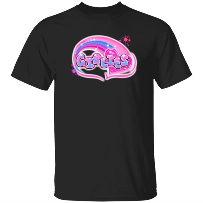 Larray Hey Girlies Airbrush T Shirt