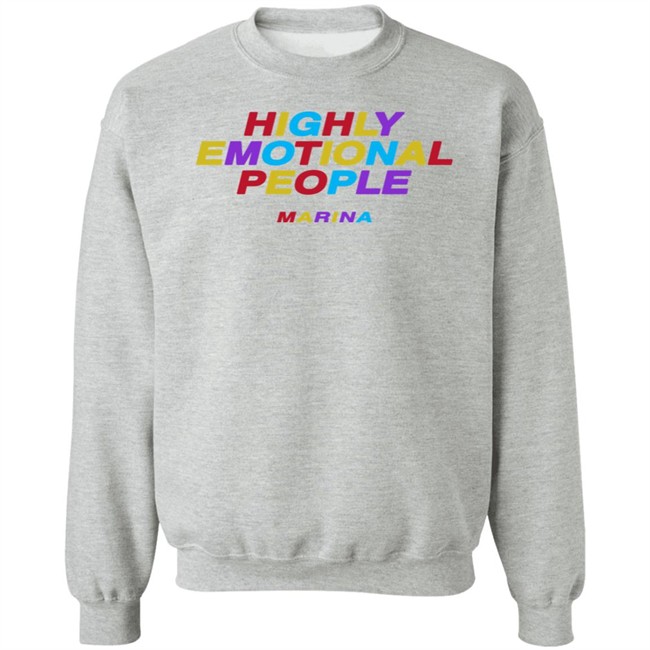 Marina Merch Highly Emotional People Long Sleeve T Shirt Marina Merch Highly Emotional People Long Sleeve T Shirt
