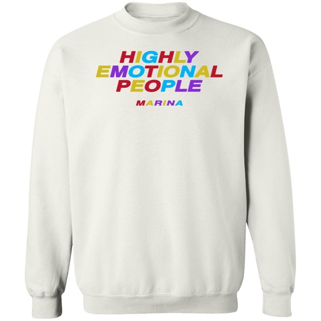 Marina Merch Highly Emotional People Long Sleeve T Shirt Marina Merch Highly Emotional People Long Sleeve T Shirt