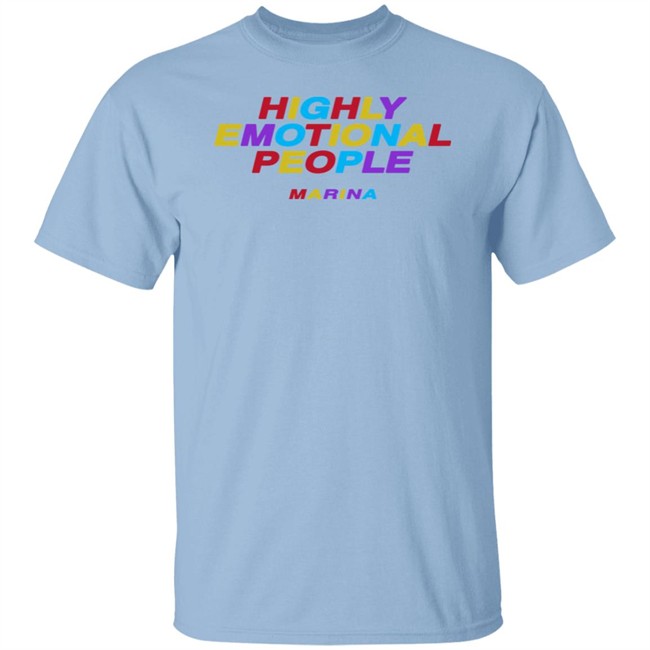 Marina Merch Highly Emotional People Long Sleeve T Shirt Marina Merch Highly Emotional People Long Sleeve T Shirt