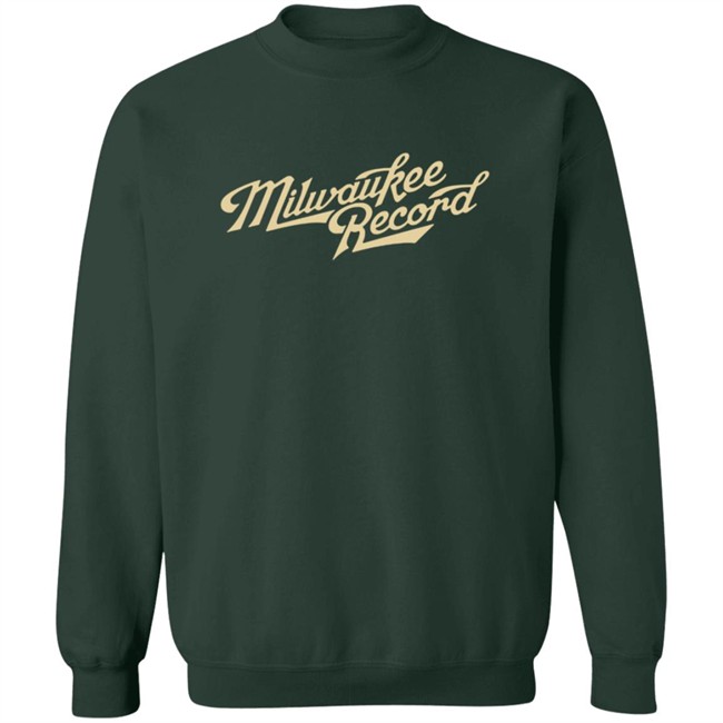 Milwaukee Record Green Shirt Milwaukee Record Green Shirt